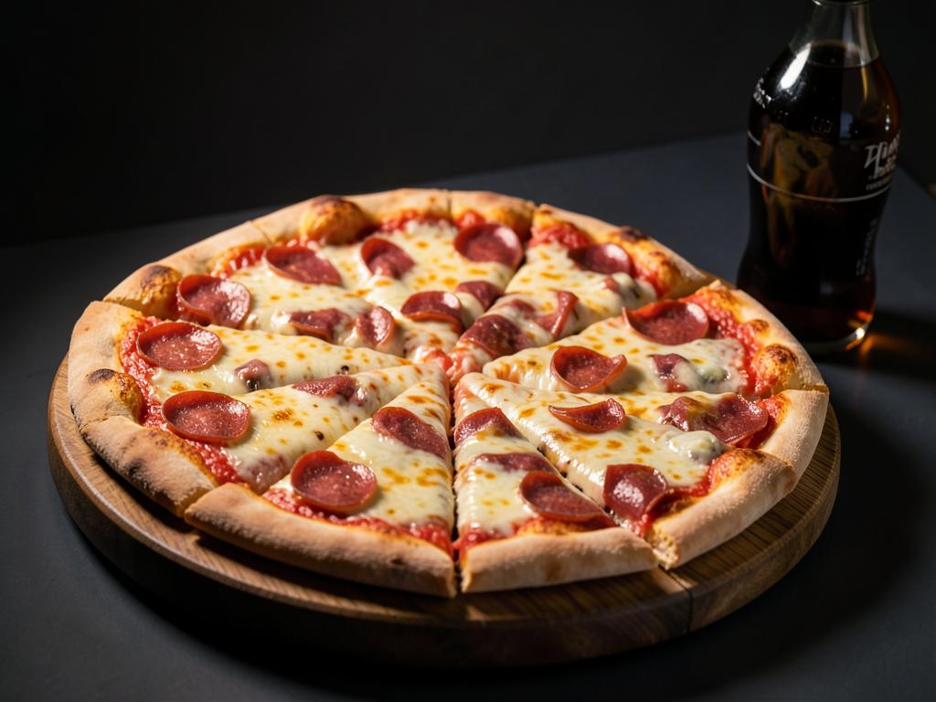 Familien-Pizza Margherita + 1L Cola