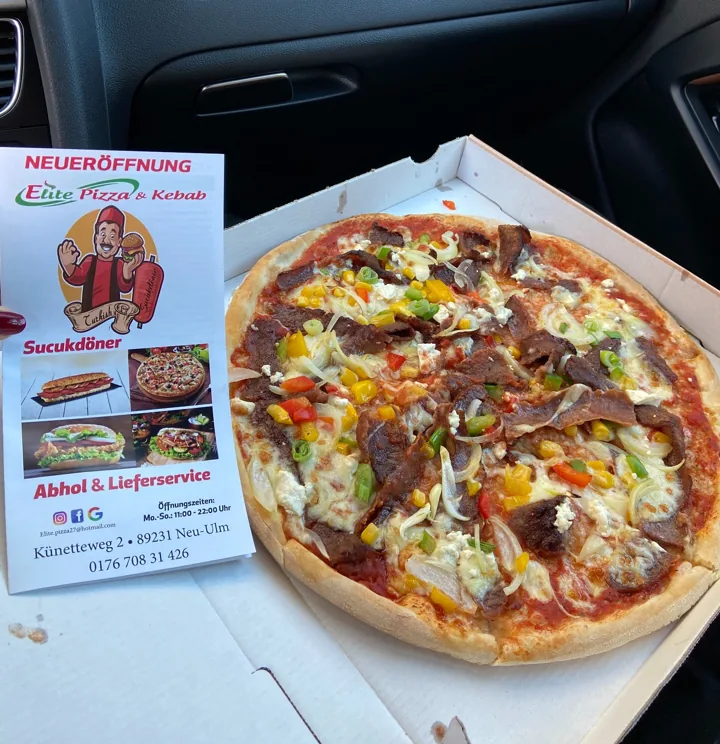 Pizza aus dem ELITE Kebap Haus